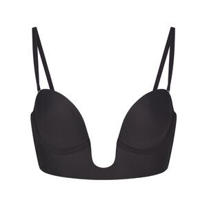 NEW SKIMS DEEP PLUNGE SHAPEWEAR BRA IN BLACK SIZE S